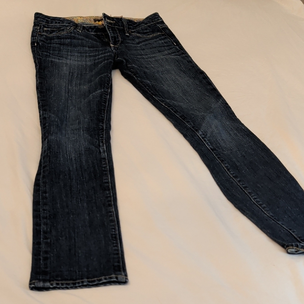 PAIGE Women's Straight Leg Jeans in Dark Indigo